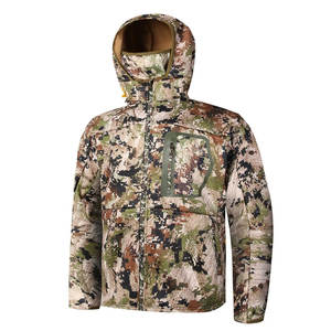 Veste de chasse en toile d'hiver durable pour les aventures en plein air, imperméable et coupe-vent, tissu respirant, technologie d'évacuation de l'humidité - Product Image 1