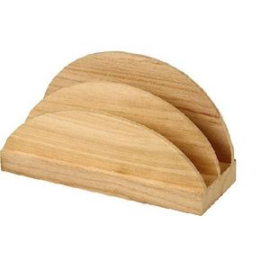 Black Metal Wooden Napkin Holder <b>Tissue</b> Dispenser For Home Hotel <b>Wedding</b> Table Top Use Decorative Wooden Napkin Holder - Product Image 4