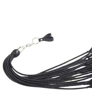 Flogger en cuir véritable imprimé par transfert thermique, poignée lisse et arrondie, boucle en acier, largeur 2,5 cm, détection par aiguille, flexible et polyvalent - Product Image 4