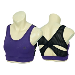 Les soutiens-gorge de sport personnalisés en élasthanne/nylon redéfinissent les vêtements de sport avec des paires de tissus de qualité supérieure avec des leggings de yoga à taille élastique parfaitement - Product Image 4