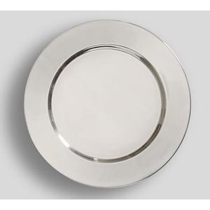 Assiette de Présentation Ronde en Métal Argenté pour Restaurants et Cafés, Taille Personnalisée, Réutilisable, Qualité Alimentaire - Product Image 2
