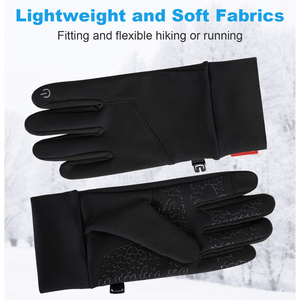 Simple Touchscreen Thermal Running Gloves Excellent Mobility Breathability Touchscreen Thermal Running Gloves Anti <b>Slip</b> Riding - Product Image 6