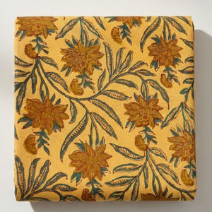 Tissu en coton imprimé de qualité supérieure, toucher doux et lisse, respirant, design ethnique inspiré de la nature, 44 - Product Image 2