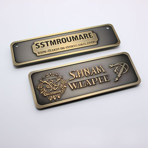 Placa de identificación metálica personalizada de acero inoxidable con logotipo de marca para pedidos al por mayor - Product Image 6