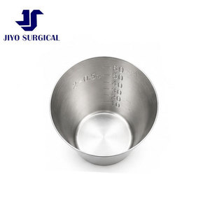 High Quality Stainless Steel Medicine <b>Measuring</b> Glass 90 × 90 mm Reusable Medical Dosage <b>Cup</b> with Engraved Internal Graduation - Product Image 1