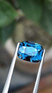Espinela Azul Natural, Corte Cojín, Piedra Preciosa Suelta, Gema Azul Preciosa para la Elaboración de Joyería Fina - Product Image 5