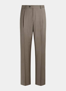 Nouvelle Collection Respirante – Costume Marron Tendance Double Boutonnage de Qualité Supérieure pour Soirée – Coupe Slim Taupe – Costume Homme Personnalisable avec Logo OEM - Product Image 6