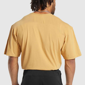 เสื้อยืดคอตตอน 100% แบบใหม่มาแรง ดีไซน์เรียบง่าย สไตล์สตรีทแวร์ ทรงโอเวอร์ไซส์ ไหล่ตก พิมพ์ลายคุณภาพสูง สำหรับผู้ชาย - Product Image 2