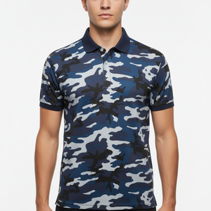 เสื้อโปโลกอล์ฟแขนสั้นพิมพ์ลายทั้งตัว แห้งเร็ว คอปกแข็งแรง ทนทาน ผลิตจากผ้าโพลีเอสเตอร์รีไซเคิล ระบายอากาศได้ดี - Product Image 6