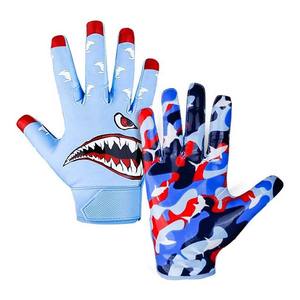 Gants de football américain pour adultes et jeunes, légers, avec grip en silicone adhérent, pour l'entraînement et les matchs - Product Image 1
