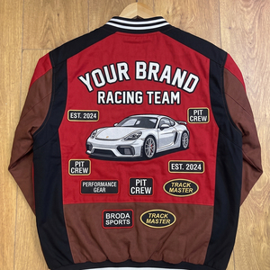 Chaquetas de Carreras de Verano con Estampado Invernal, Suministro Directo de Fábrica 2026, Ropa de Carreras Automovilísticas, Resistente al Viento, Transpirable, Unisex, Material de Algodón - Product Image 2
