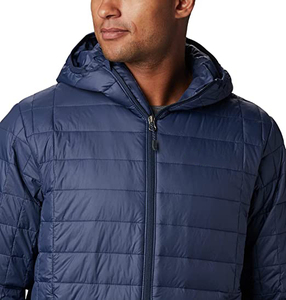 Wholesale <b>Winter</b> Unisex Hooded Patchwork Plain Bubble Padded Puff <b>Coat</b> Puffer Jacket Outdoor High Quality Fashion Style Plus - Product Image 1