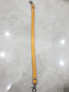 Laisse en cuir pour fauconnerie à dégagement rapide, laisse pour gant de fauconnerie, double clip d'extrémité, laisse en cuir - Product Image 3