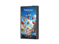 Affichage numérique extérieur 49 pouces, étanche IP66, écran 4K ultra-plat, affichage publicitaire extérieur 4K