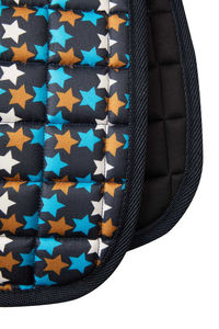Almohadilla de Silla de Montar Multiusos con Estampado de Estrellas, Relleno de Algodón Sublimado y Forro de Polialgodón para Equitación - Product Image 3