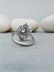 Bague de fiançailles et de mariage solitaire fantaisie en moissanite VVS, tendance, 100% satisfaction, en or 14k 18k ou argent sterling 925, pour diamant - Product Image 3