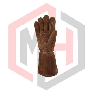 Guantes de Soldadura MIG MAG Resistentes al Fuego, de Para-aramida y Fibra de Carbono, Reforzados con 7mm, Guantes de Seguridad con Protección Térmica - Product Image 3
