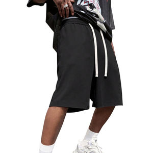 Eco Friendly Soft Touch Material Highest Quality Breathable Newest Jogging Bottoms Comfortable Cotton <b>Elastic</b> Waist Men's Shorts - Product Image 1