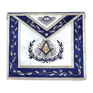 Vithas ผ้ากันเปื้อน Masonic เย็บปักด้วยมืองานช่าง, 3D ตามสั่งรุ่น Masonic Regalia - Product Image 6