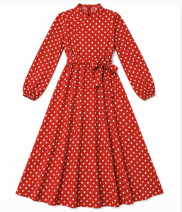 Vestido largo estilo A, fabricante de ropa de Vietnam, OEM ODM, ropa de mujer, etiqueta personalizada, tela personalizada, ropa al por mayor - Product Image 4