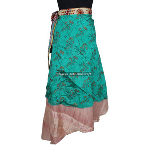 <b>Skirts</b> Vintage Style Silk <b>Wrap</b> Indian Magic Silk <b>Wrap</b> <b>Skirt</b> new Women Fashion Plus Size Sexy <b>Wrap</b> <b>Skirt</b> Indian Print - Product Image 6