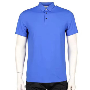 Men's Blue <b>Half</b> Sleeve for <b>Shirt</b> Solid Color High Street Style Polyester/Cotton Jersey Fabric Regular Fit Quick Dry <b>Button</b> - Product Image 4