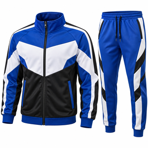 Survêtement streetwear de haute qualité avec logo brodé personnalisé, idéal pour l'entraînement physique, survêtement d'hiver - Product Image 4