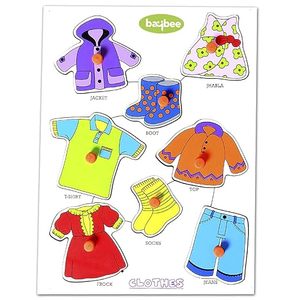 Tablero Educativo de Madera para Niños, Juguetes de Rompecabezas para Niños de 1 a 5 Años, Juguetes Educativos para Niños Pequeños - Product Image 1