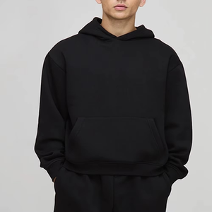 Conjunto Deportivo de Dos Piezas Personalizado con Diseño OEM, Sudadera Ajustada de Algodón Grueso y Pantalones Deportivos Bordados para Hombre - Product Image 2