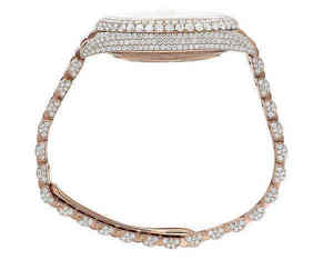 Reloj de Lujo para Hombre, con Números, Moissanita, Cuarzo Analógico, Acero, 41MM, 3BAR, Resistente al Agua, Estilo Hip Hop - Product Image 4