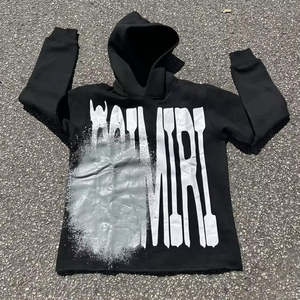 Sudadera con Capucha para Hombre, 100% Algodón, 450 g/m², Térmica, Casual, Oversize, con Bajo sin Rematar, Estampada, Estilo Urbano, Personalizable, de Forro Polar - Product Image 6