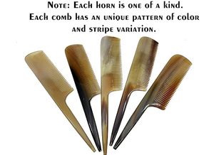 Handcrafted Ox Horn <b>Hair</b> <b>Comb</b> Anti-Static Fine Tooth <b>Comb</b> for Smooth Detangling Scalp Care Gift Item - Product Image 5