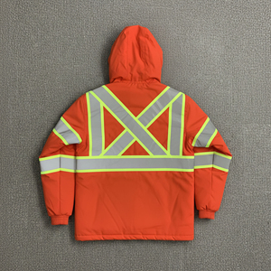 Premium Quality Reflective Workwear <b>Jacket</b> Safety Uniform For Road Maintenance And Industrial <b>Workers</b> - Product Image 3
