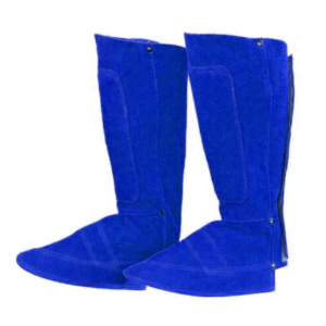Protège-chaussures de soudure robustes en cuir de vachette pleine fleur de qualité supérieure, ignifuges et résistants à la chaleur pour la sécurité industrielle - Product Image 5