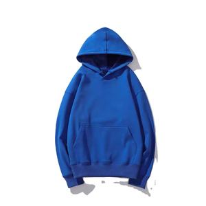Pull à capuche épais en coton 100% coton, personnalisé en éponge à manches longues et en molleton - Product Image 1