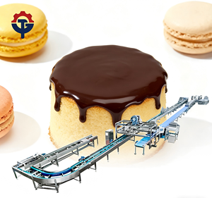 Línea de Producción de Pasteles Tipo Twinkies con Relleno de Crema, Controlada por PLC de TG Machine, Juego Completo - Product Image 3