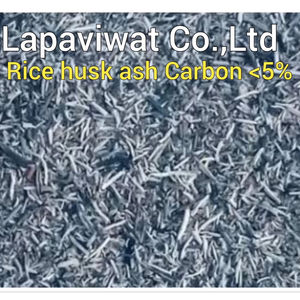 Ceniza de cáscara de arroz baja en carbono y material de alta sílice para mezcla de cemento y producción de hormigón (<5%) - Product Image 1
