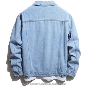 High Street Hole Hip Hop Casual Jeans Jacket New Brand New <b>Men's</b> Denim Jacket Yellow Pink <b>Men's</b> Street Clothing Denim Jackets - Product Image 3