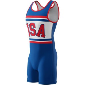 Custom Made Men's Cheap Wrestling <b>Singlets</b> Sublimated Printing Funny Fighting Outfit <b>Weightlifting</b> <b>Singlet</b> for Sale - Product Image 3