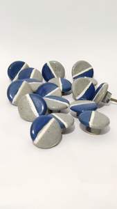 Poignée de meuble vintage en céramique en forme de citrouille, bouton décoratif rétro moderne pour tiroir, chambre, salle de bain, armoire - Product Image 3