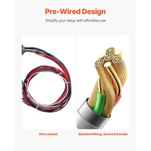 Kit Interruttore di Trasferimento Manuale 30 Amp 10 Circuiti, Interruttore di Trasferimento Pre-cablato per Generatore, Scatola di Ingresso Alimentazione NEMA L14 30P, Doppio Interruttore 4P 100A - Product Image 5