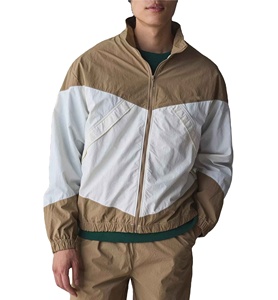 Chaqueta cortavientos al por mayor para hombre, ligera, transpirable, de secado rápido, con logotipo personalizado, a prueba de viento, para exteriores. - Product Image 2