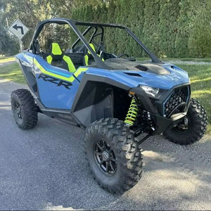 Quad tout-terrain 4x4 RZR Pro XP bleu et jaune, dernier modèle, 4 temps, avec blocage de différentiel, certifié EEC, 250cc - Product Image 1