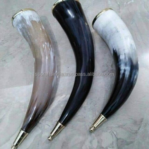 แก้วดื่มฮอร์นพร้อมที่จับสำหรับดื่มเบียร์มธุรสหรือเครื่องดื่มเย็นๆจากผู้ผลิตอินเดีย - Product Image 2