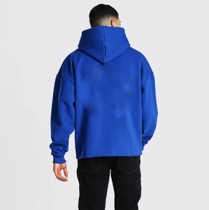 Sudaderas con Capucha para Hombre, Ligeras, Manga Larga, 100% Algodón, Alta Calidad, Ropa Casual de Invierno, Transpirables y Sólidas, Servicio OEM - Product Image 1