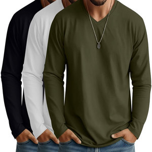 Camiseta de Hombre Azul Marino con Cuello Redondo, Manga Corta, 50% Algodón, Corte Regular, Estilo Casual, Tejido de Punto Jersey con Doble Costura - Product Image 1