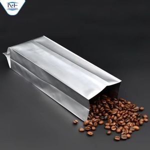 ถุงชาใส่กาแฟแบบกำหนดขนาดได้  ฐานข้างเสริมความแข็งแรง  วัสดุ LDPE/HDPE  รับผลิตแบบ OEM/ODM  ปิดผนึกด้วยกระดุม  สีใส ป้องกันความชื้น - Product Image 6