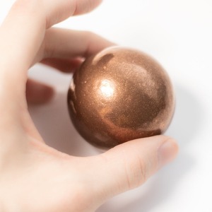 ลูกบอลโลหะทองแดงสำหรับงานประดิษฐ์เครื่องประดับ - Product Image 1