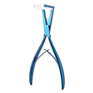Pinzas de Acero Inoxidable de Primera Calidad para Extensiones de Cabello, Pinzas de Superficie Plana para Sellado de Cinta de Extensiones - Product Image 1