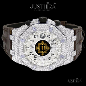 Wholesale Supply Stylish Moissanite Diamond Watch for Women Luxury Fashion <b>Wristwatch</b> with Sparkling Available At Best Price - Product Image 5